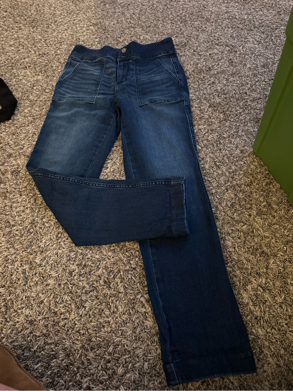 White House Black Market Dark Blue Boot-Cut Jeans